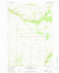 Bush Butte 1960 topographic map thumbnail