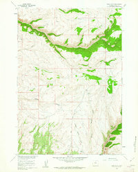 Bush Butte 1960 topographic map thumbnail