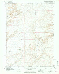 Butcher Knife Draw 1964 topographic map thumbnail
