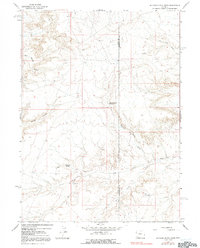 Butcher Knife Draw 1964 topographic map thumbnail