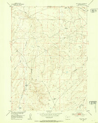 Butte Well 1952 topographic map thumbnail
