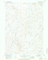 Butte Well 1952 topographic map thumbnail