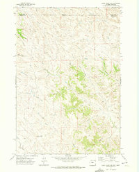 Cabin Creek NW 1971 topographic map thumbnail