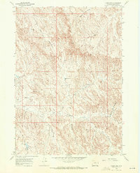 Cabin Fork 1966 topographic map thumbnail