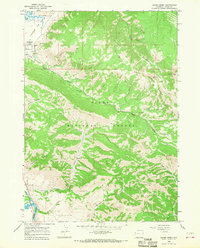 Cache Creek 1965 topographic map thumbnail