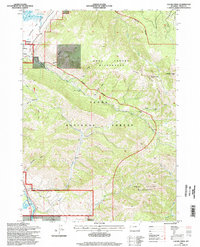 Cache Creek 1996 topographic map thumbnail
