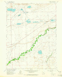 Caldwell Lake 1963 topographic map thumbnail