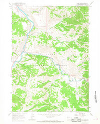 Camp Davis 1965 topographic map thumbnail