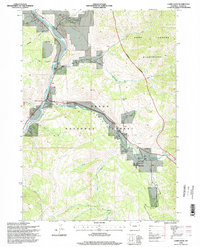 Camp Davis 1996 topographic map thumbnail