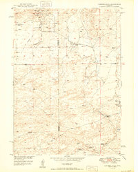 Campbell Hill 1950 topographic map thumbnail