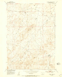 Campbell Ridge 1953 topographic map thumbnail