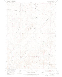 Campbell Ridge 1953 topographic map thumbnail