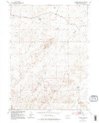 Campbell Ridge 1953 topographic map thumbnail