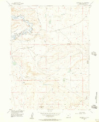 Cannonball Cut 1955 topographic map thumbnail