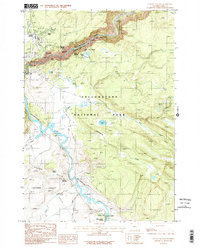 Canyon Village 1986 topographic map thumbnail