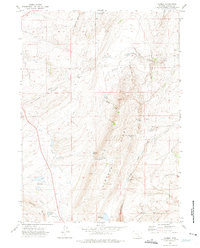Carbon 1971 topographic map thumbnail