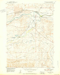 Careyhurst 1950 topographic map thumbnail