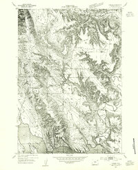 Carlile 1954 topographic map thumbnail