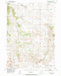 Casebier Hill 1950 topographic map thumbnail