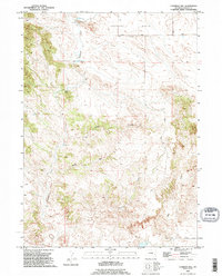 Casebier Hill 1990 topographic map thumbnail