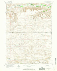 Cattail Ranch 1963 topographic map thumbnail