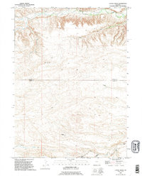 Cattail Ranch 1990 topographic map thumbnail