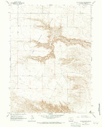 Cattail Ranch NE 1963 topographic map thumbnail