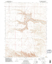Cattail Ranch NE 1990 topographic map thumbnail