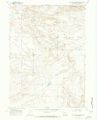 Cave Gulch Reservoir 1968 topographic map thumbnail