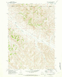 Cedar Canyon 1970 topographic map thumbnail
