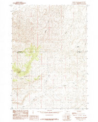 Cedar Mountain 1985 topographic map thumbnail