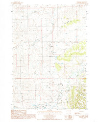 Cedar Ridge 1984 topographic map thumbnail