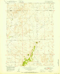 Cedar Top 1950 topographic map thumbnail