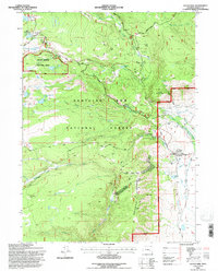 Centennial 1992 topographic map thumbnail