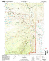 Centennial 1992 topographic map thumbnail