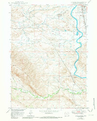 Chalk Buttes 1949 topographic map thumbnail