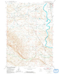 Chalk Buttes 1949 topographic map thumbnail