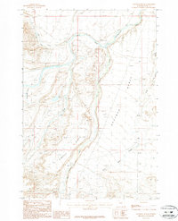 Chapman Bench 1987 topographic map thumbnail