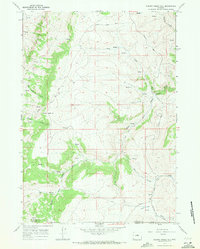 Cherry Creek Hill 1967 topographic map thumbnail