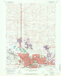 Cheyenne North 1961 topographic map thumbnail