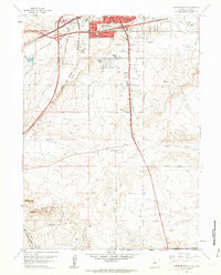 Cheyenne South 1961 topographic map thumbnail