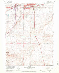 Cheyenne South 1961 topographic map thumbnail