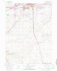 Cheyenne South 1961 topographic map thumbnail