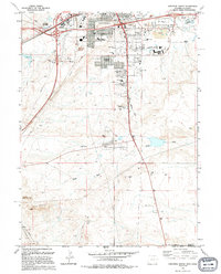 Cheyenne South 1994 topographic map thumbnail