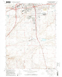 Cheyenne South 1994 topographic map thumbnail