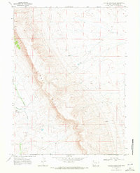 Chicken Creek East 1968 topographic map thumbnail