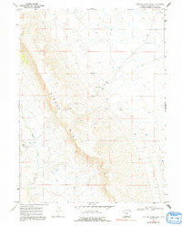 Chicken Creek East 1968 topographic map thumbnail