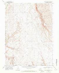 Chicken Creek SE 1968 topographic map thumbnail