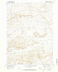 Chimney Butte 1969 topographic map thumbnail