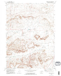 Chimney Butte 1969 topographic map thumbnail